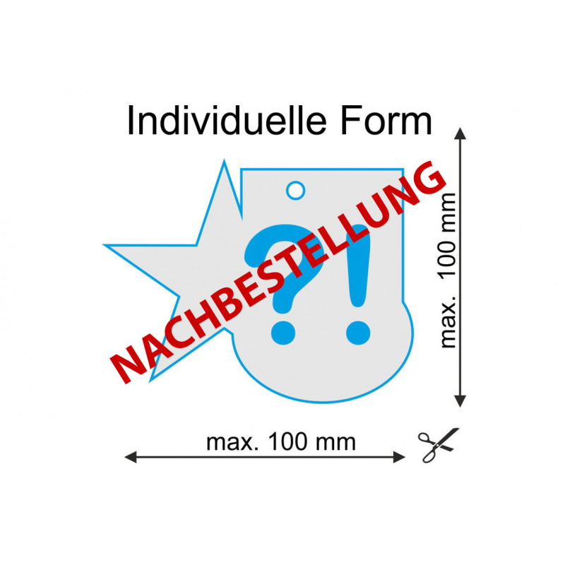 Individuelle Stanzform (Nachbestellung)